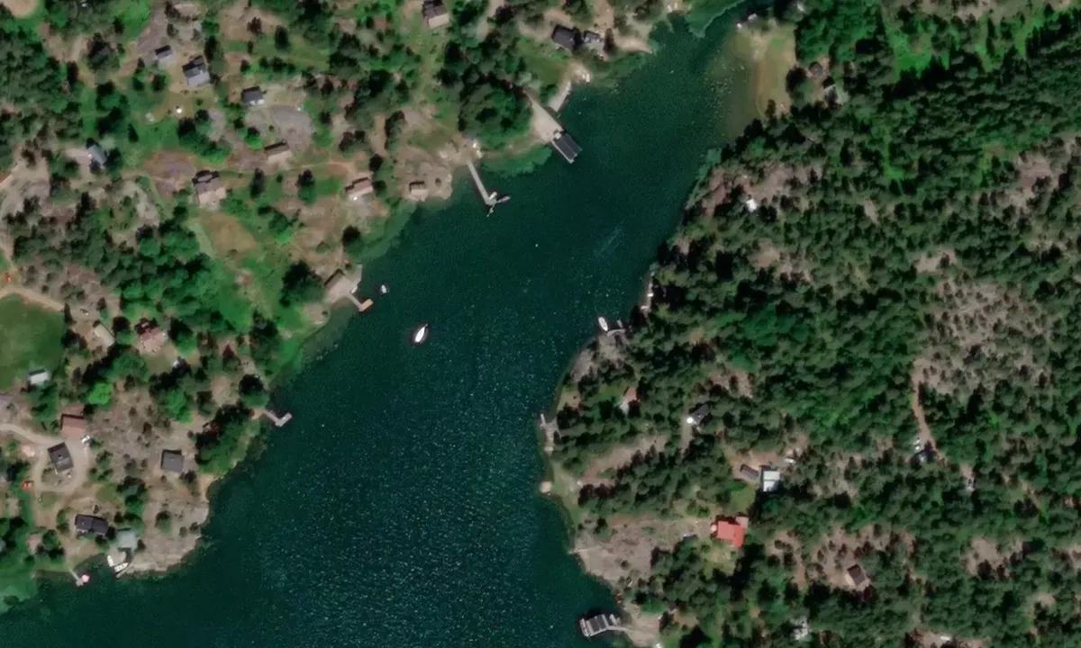 Satelite image of Korpoström