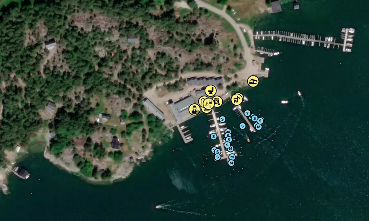 Satelite image of Korpoström Marina