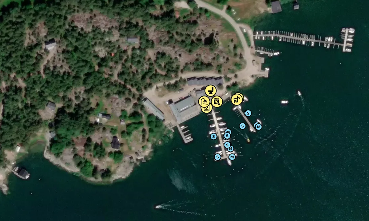 Satelite image of Korpoström Marina