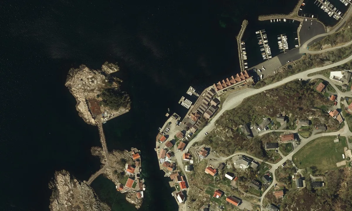 Flyfoto av Korshamn