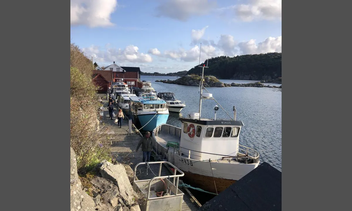 Korshavn Gjestehavn: Gratis kommunal gjestehavn mellom 15. mai - 1. september. Her ligger båtene longside og i høysesongen må en regne med å ligge flere utover. Gratis strøm og vann. Nordre del av betongbrygga utenfor bua er reservert 1 fiskebåt hele året. Selvbetjent butikk rett i nærheten. Pub finnes ved siden av butikk. (Toaletter finnes også her)
Flott tursti mellom husene og videre sydøstover på grei merket sti opp til Kikkerheia. Nyere helleristninger på denne toppen.
Dette er en tur rundt Korshamn. Kan også utvide turen inn til Værvoien helt syd på Revøy.