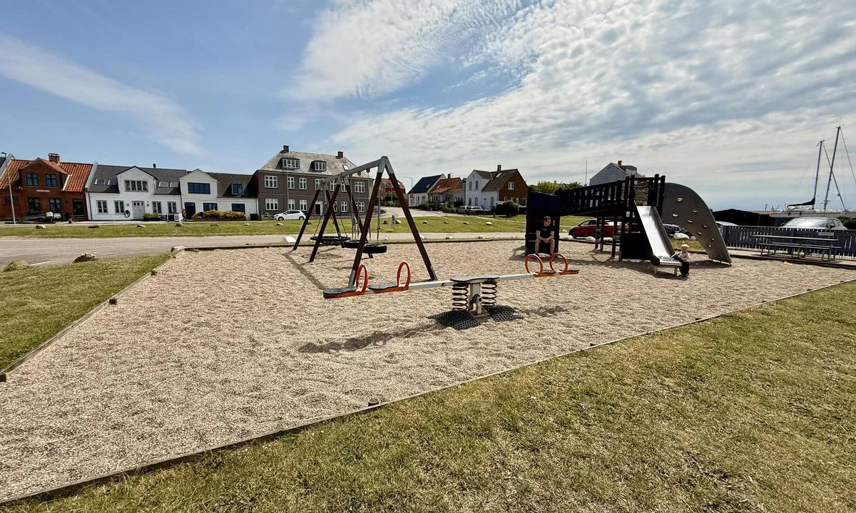 Korsør Lystbådehavn: Fin leikeplass.