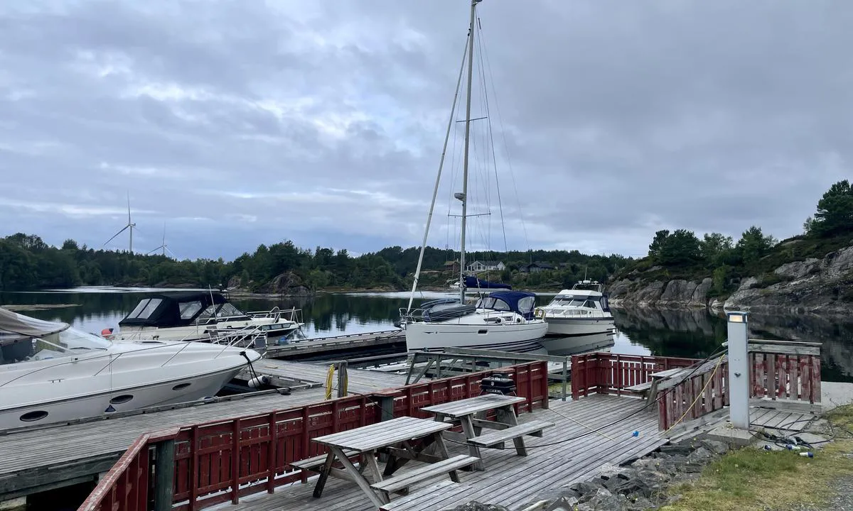 Korssund Gjestehamn: Sosialt område på kaien