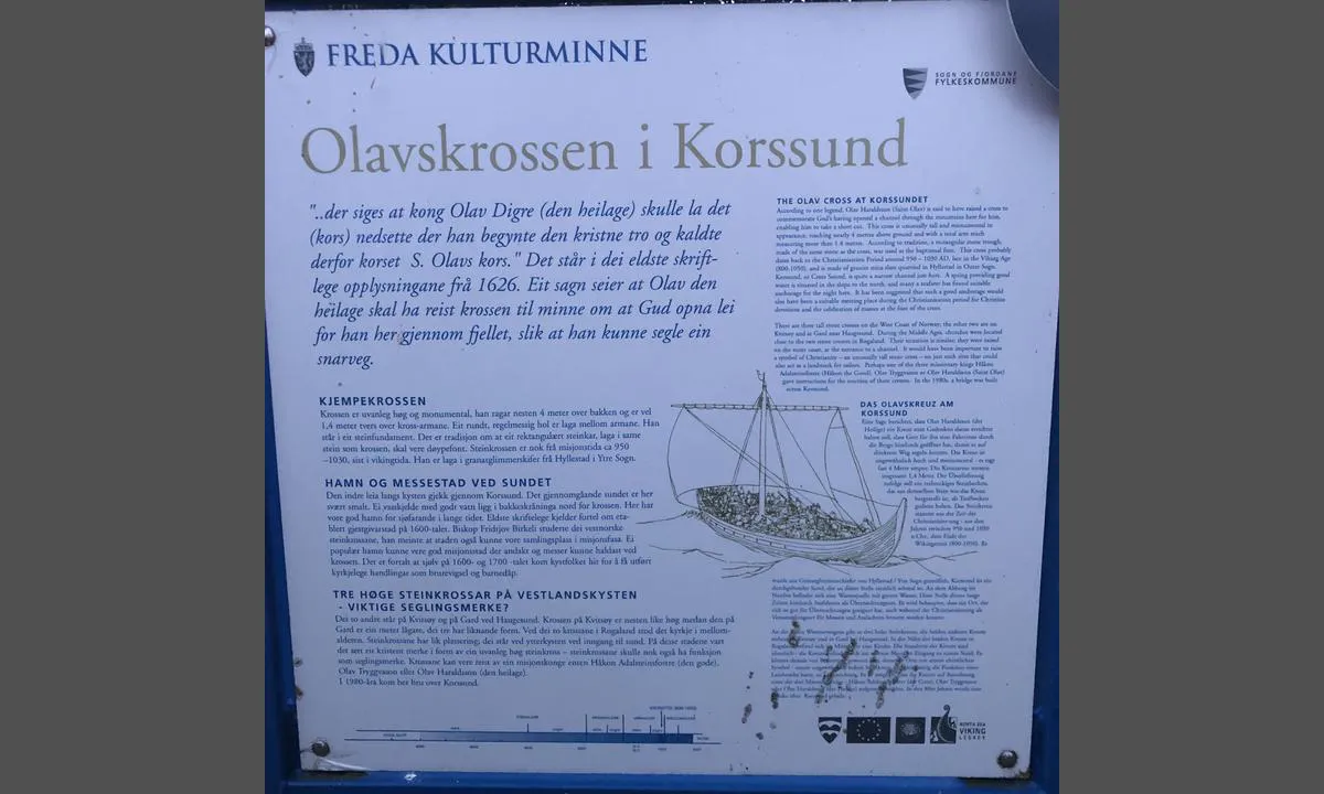 Korssund Gjestehamn: Historien bak korset