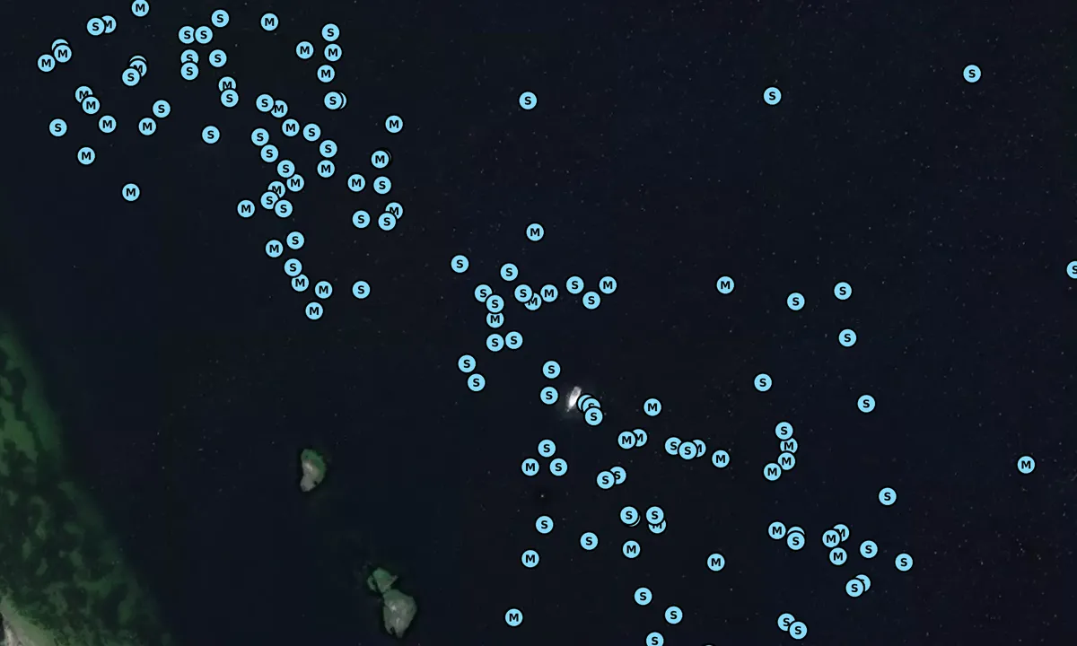 Satelite image of Kosterhamnen - Kilesand