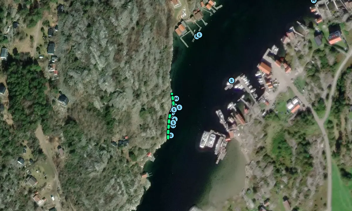 Satelite image of Kostersundet - Haleberget