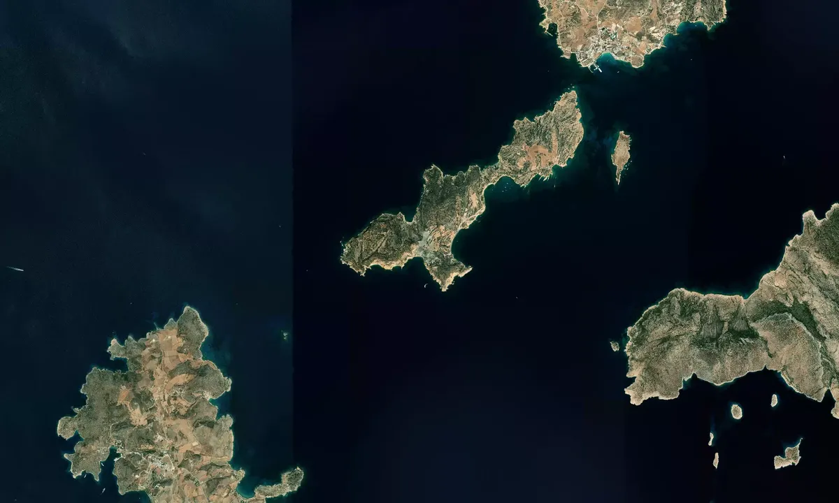 Flyfoto av Koufonisos SW