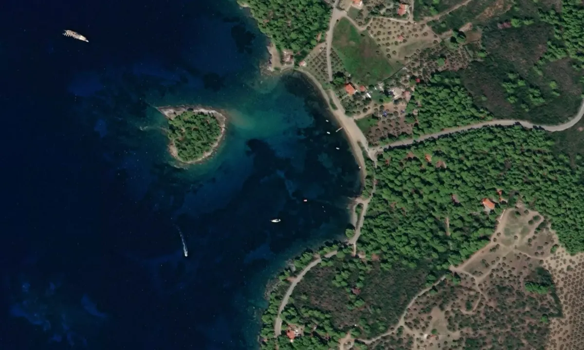 Flyfoto av Koutsoupia Beach