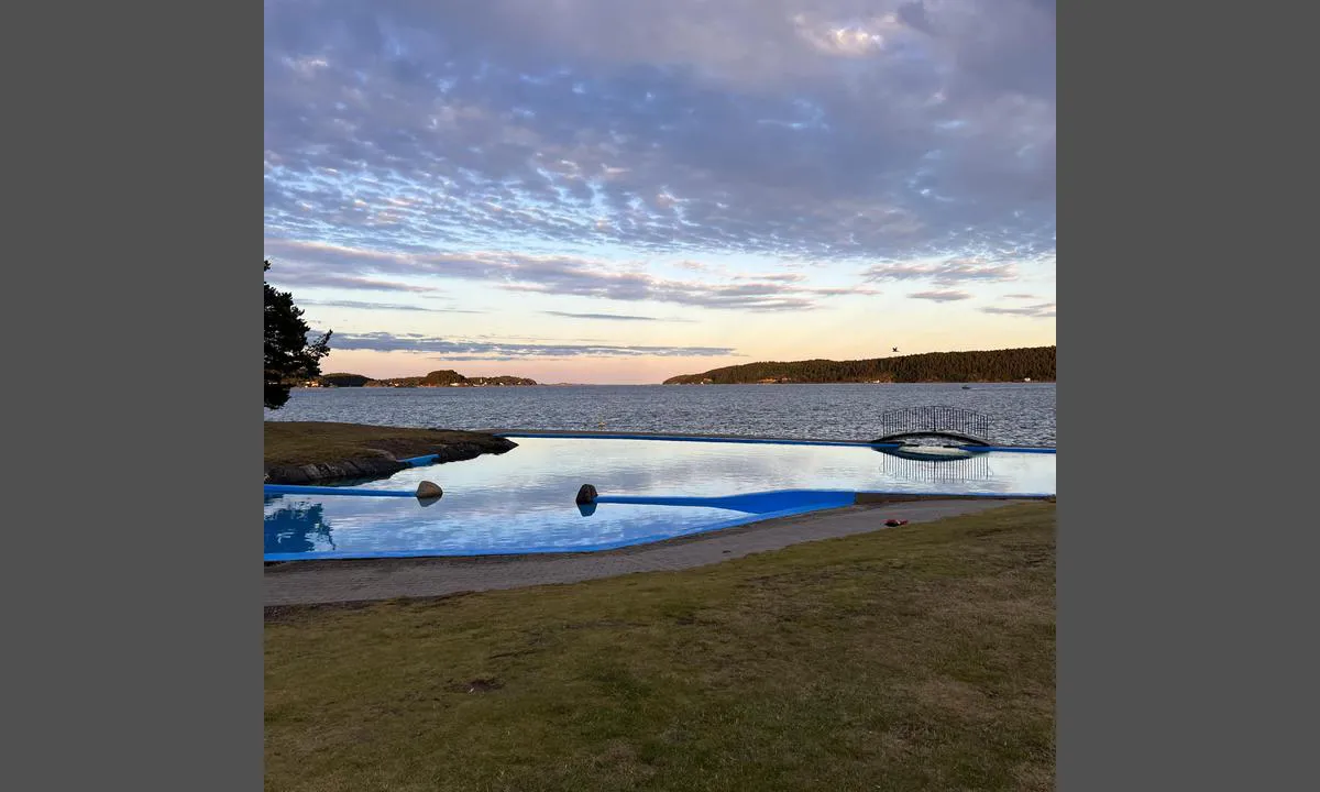 Kragerø Gjestehavn: Saltvannsbasseng på Gunnarsholmen.