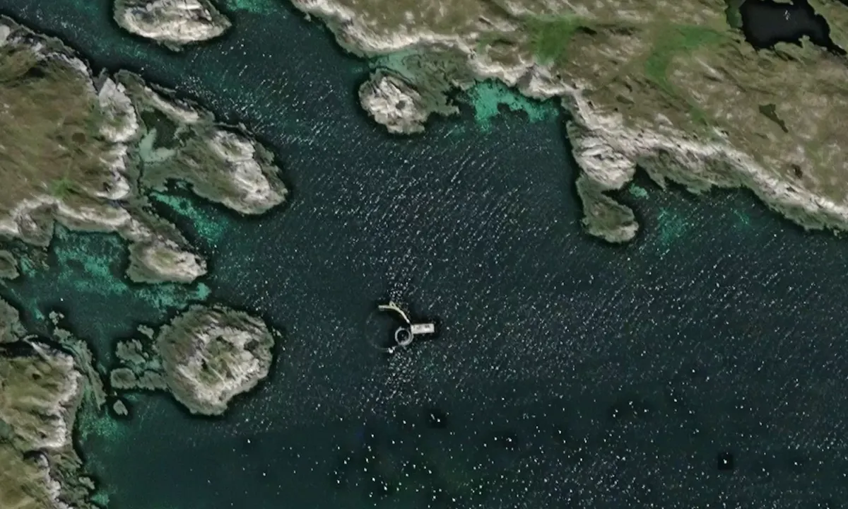 Satelite image of Kråkøybukta