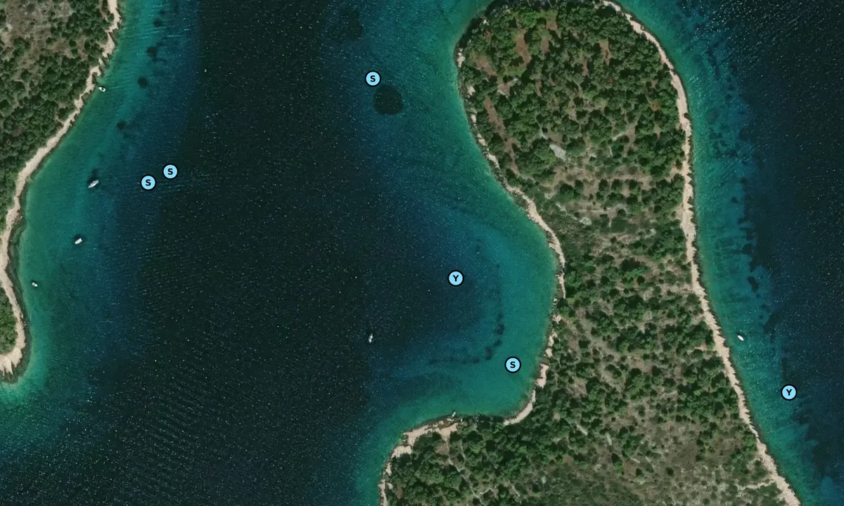 Satelite image of Krbela Vela - Krapanj, Šibenik
