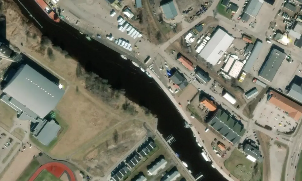 Flyfoto av Kristinehamn