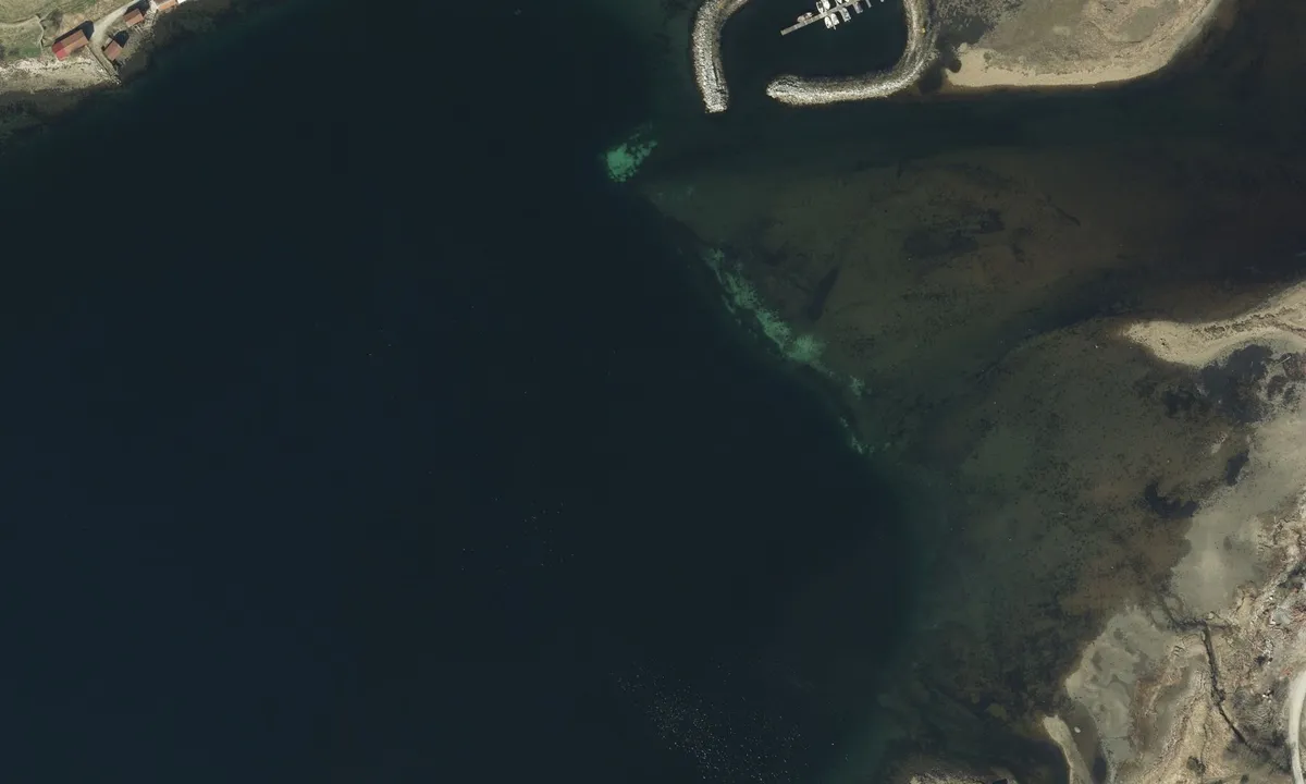 Flyfoto av Krokstadøra Marina
