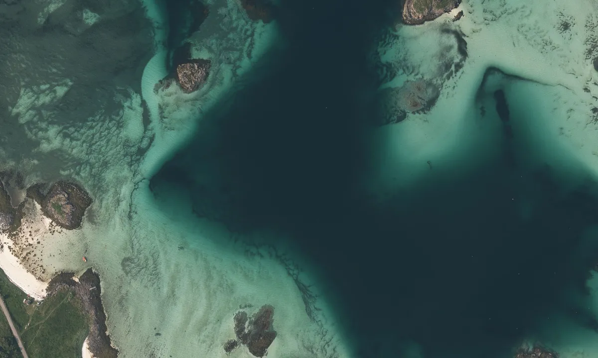 Flyfoto av Krøttøya