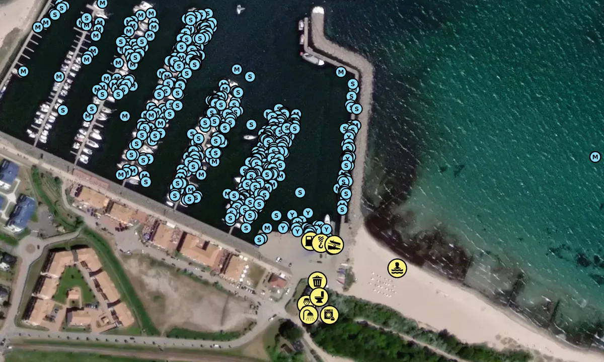 Satelite image of Kühlungsborn marina