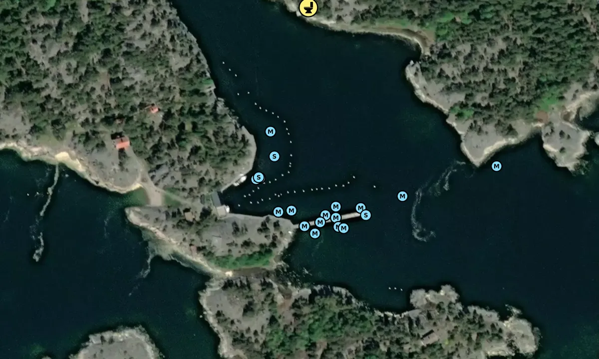 Satelite image of Kungliga Motorbåt Klubben - Högböte
