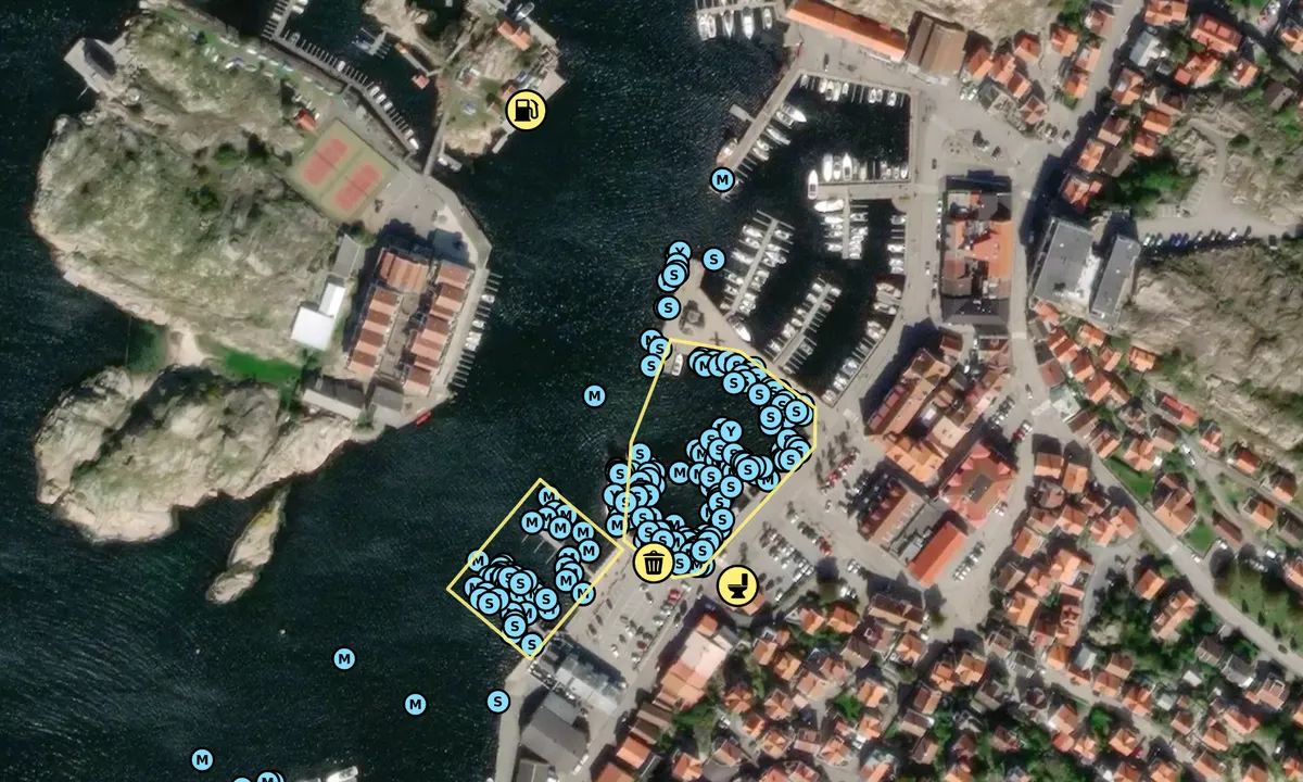 Satelite image of Kungshamn Gästhamn