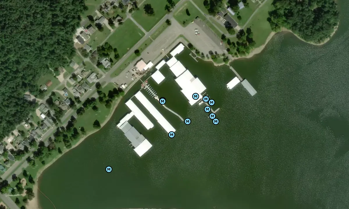 Satelite image of Kuttawa Harbor Marina