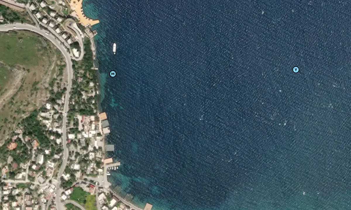 Satelite image of Kuum Beach - Bodrum
