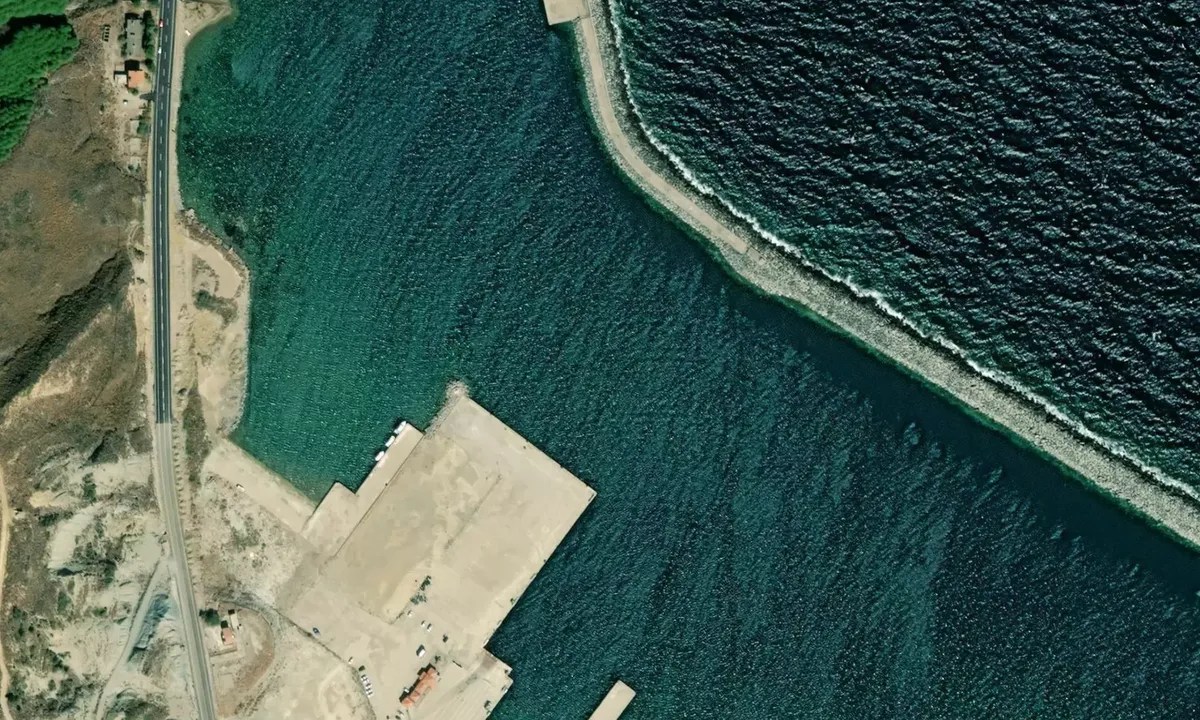 Satelite image of Kuzu Limani