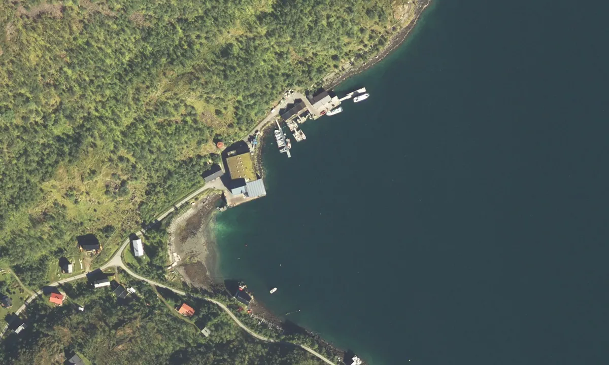 Flyfoto av Kvalfjord