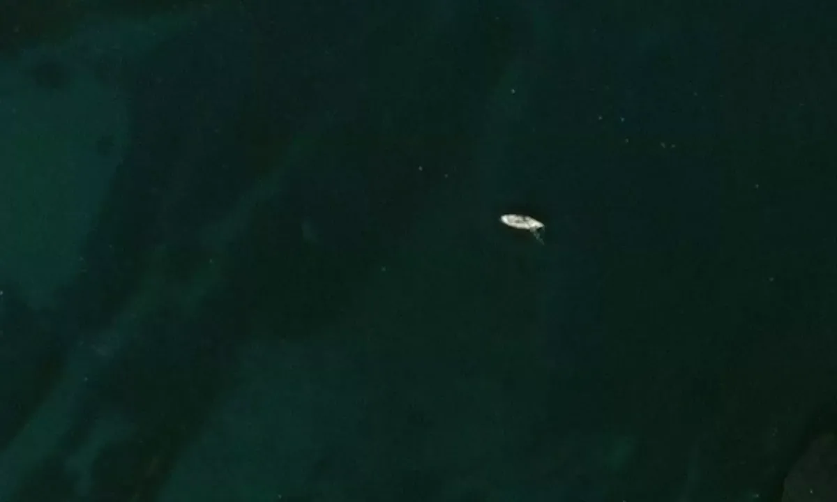 Satelite image of Kvalrossbukta - Bjørnøya