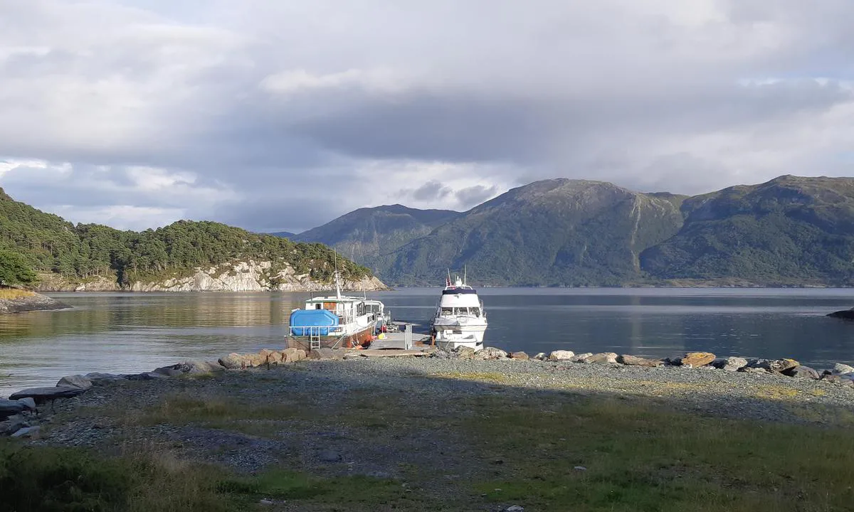 Kvalstad - Svanøy: {"base": "no", "no": "Grei beliggenhet i le for Nordavind", "se": "Bra l\u00e4ge i l\u00e4 f\u00f6r nordvind", "en": "Good location sheltered from the north wind", "da": "God beliggenhed i l\u00e6 for Nordenvind"}