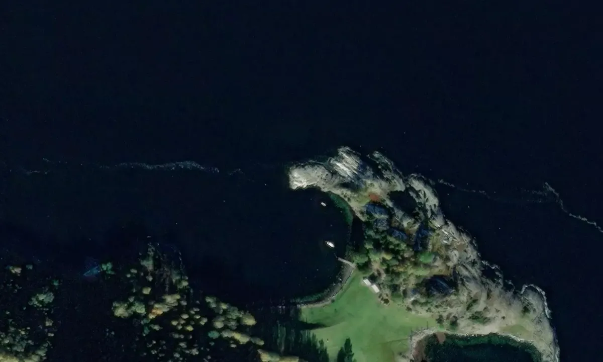 Satelite image of Kvamsøy