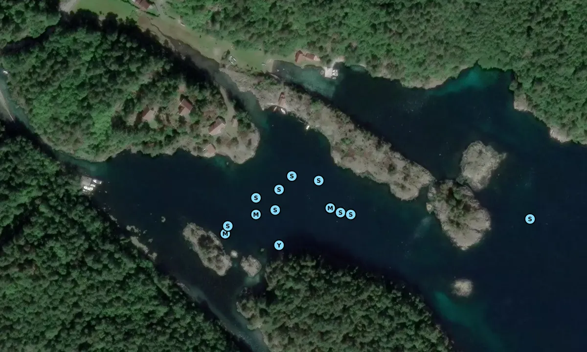 Satelite image of Kvareneskilen