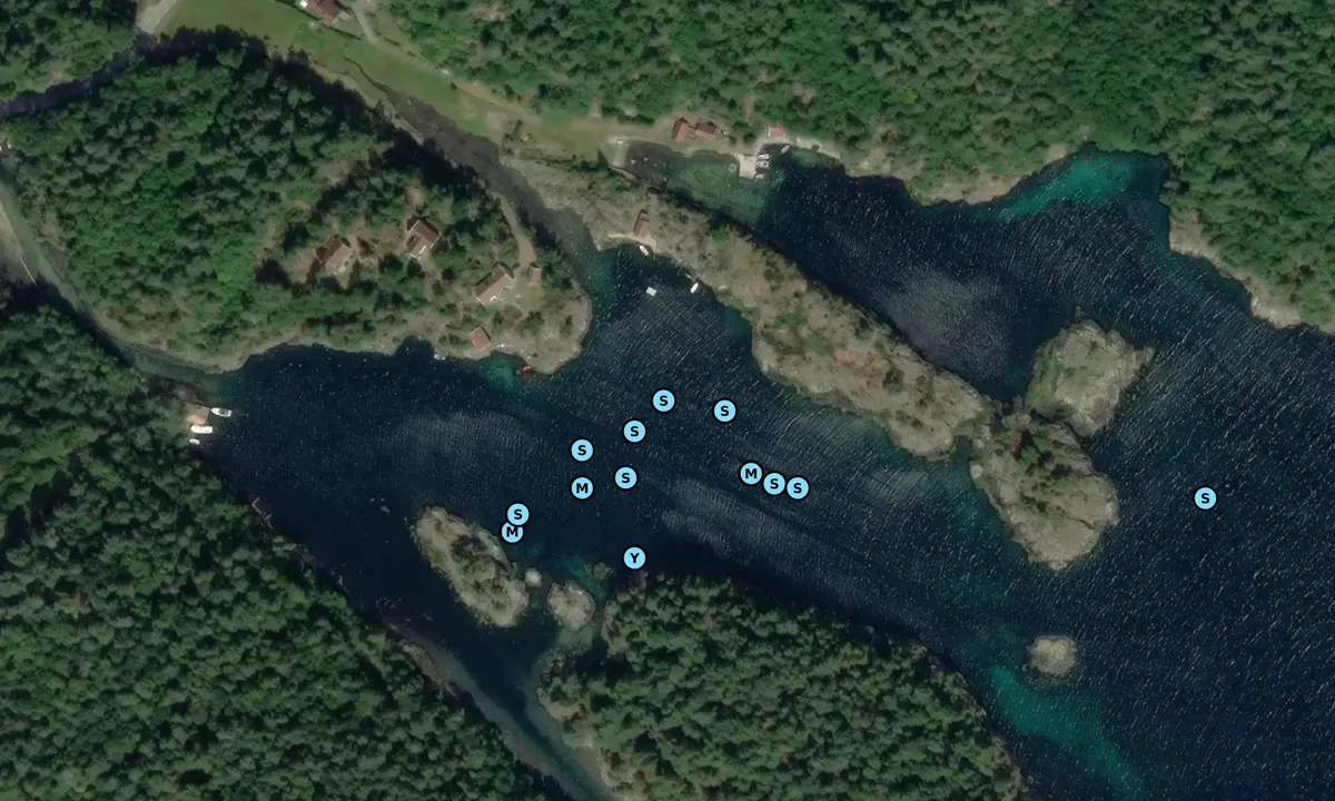 Satelite image of Kvareneskilen