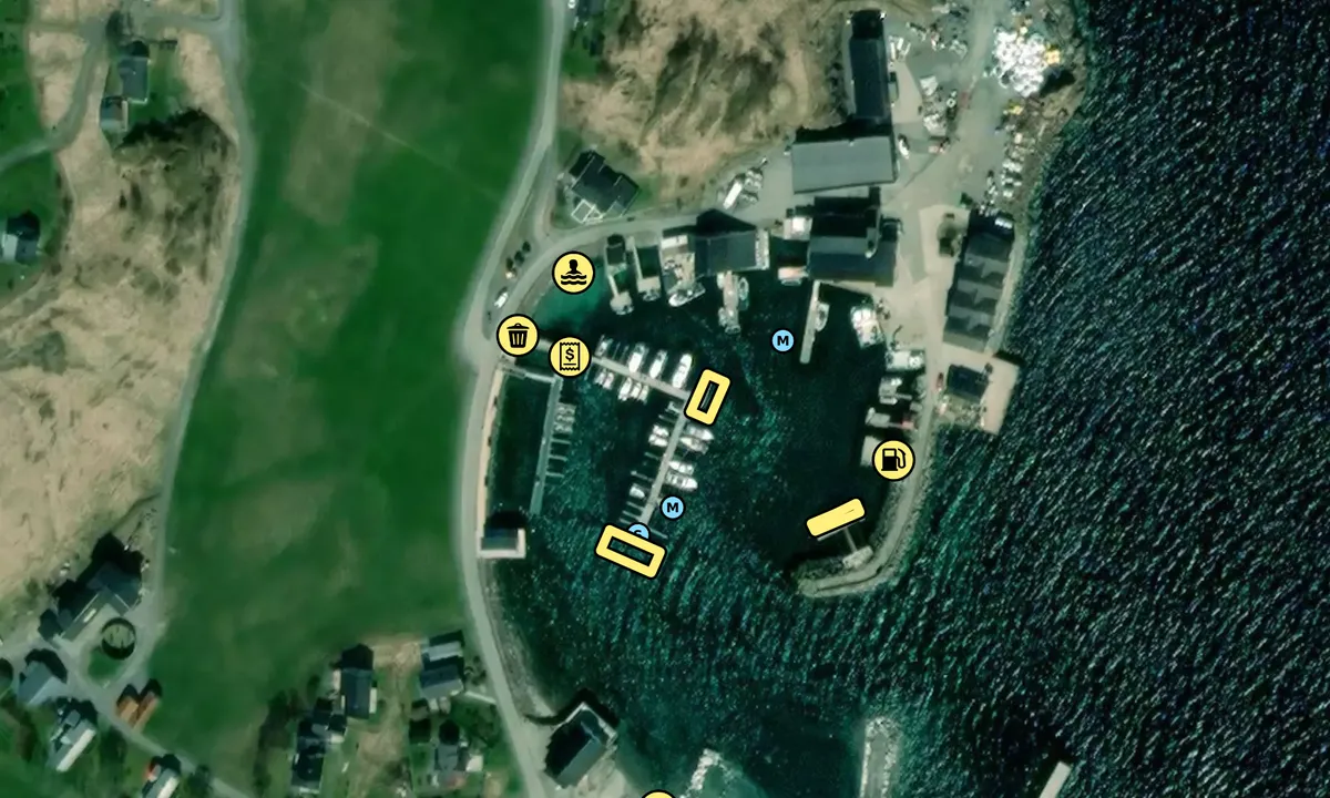 Satelite image of Kvarøy Marina