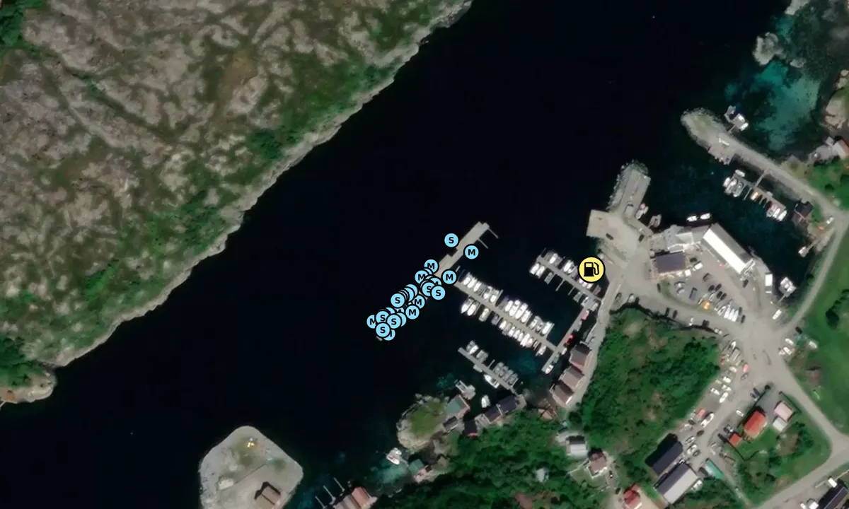 Satelite image of Kvenvær