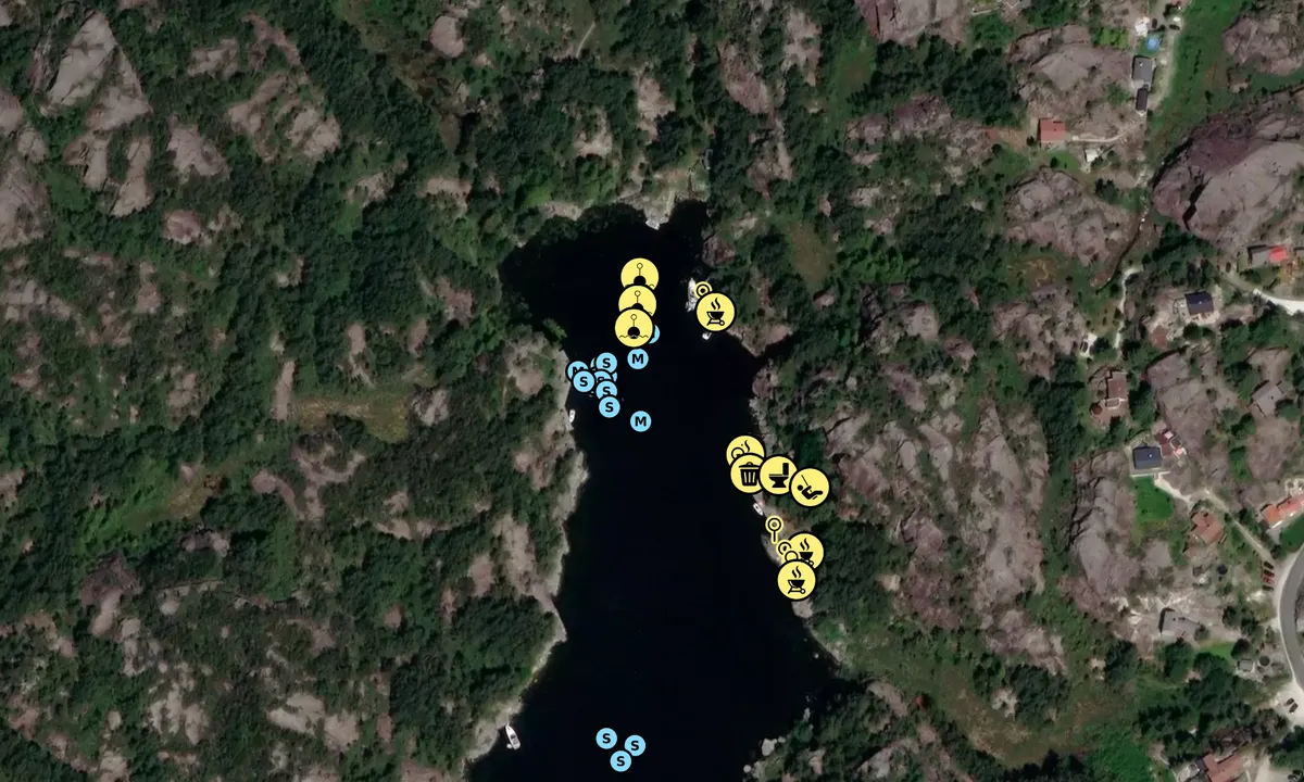 Satelite image of Kvernavågen