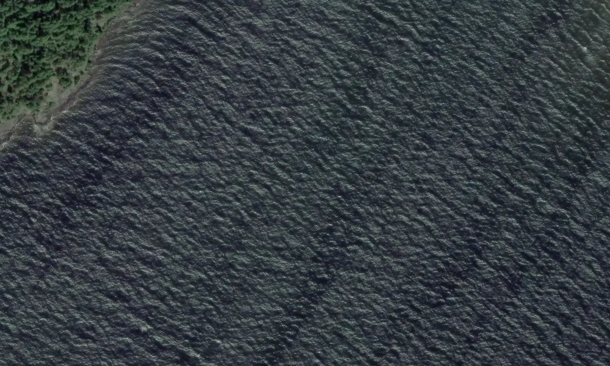 Satelite image of Kvinnholms sand