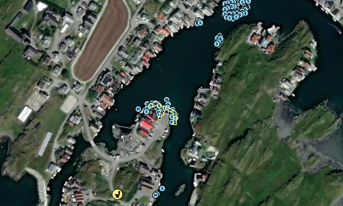 Satelite image of Kvitsøy - Grøningen