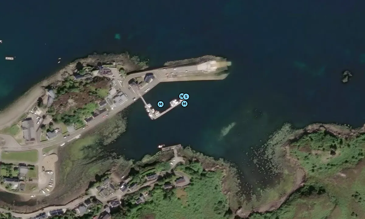 Satelite image of Kyleakin Marina