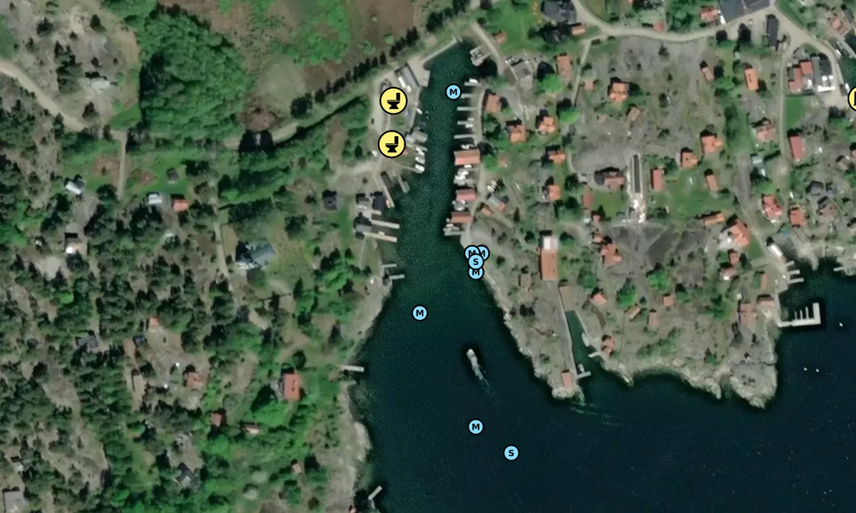 Satelite image of Kyrkviken - Möja