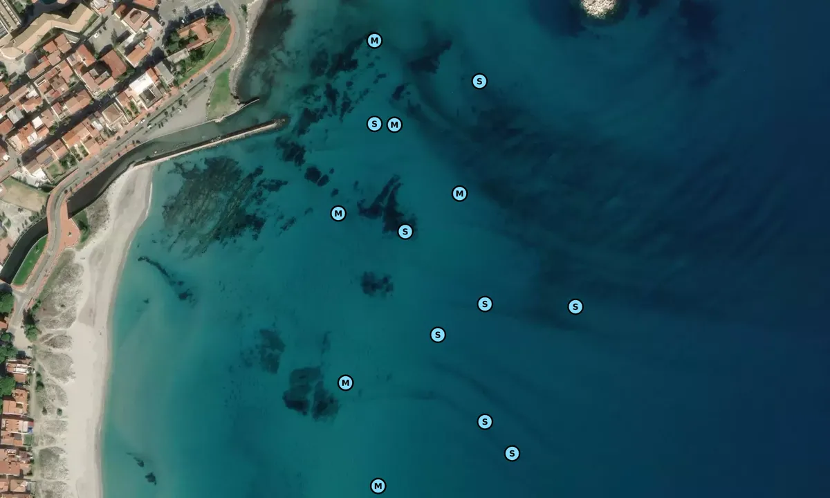 Satelite image of La Caletta Sud