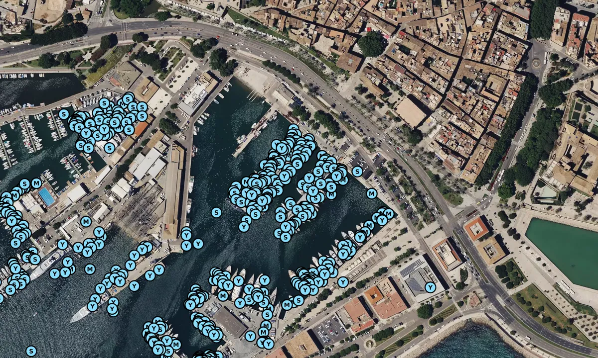 Satelite image of La Lonja Marina Charter