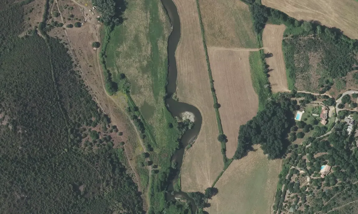 Satelite image of La Pinède
