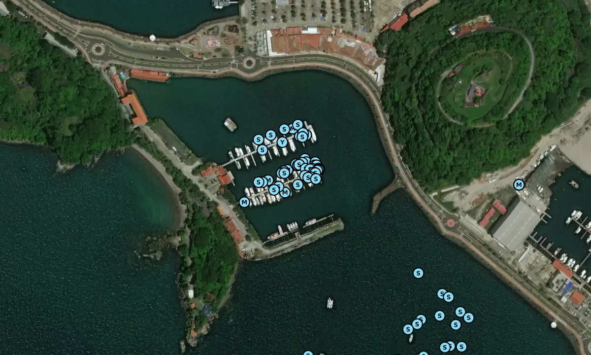 Satelite image of La Playita Marina