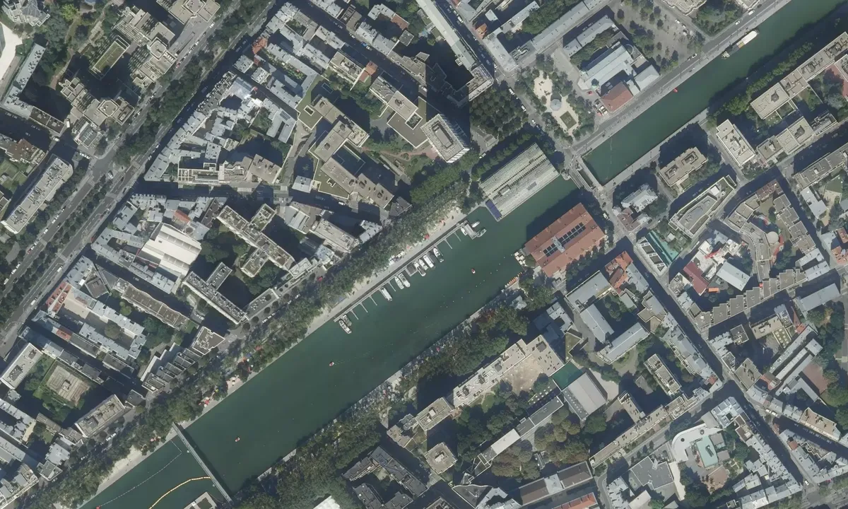 Satelite image of La Villette Marina