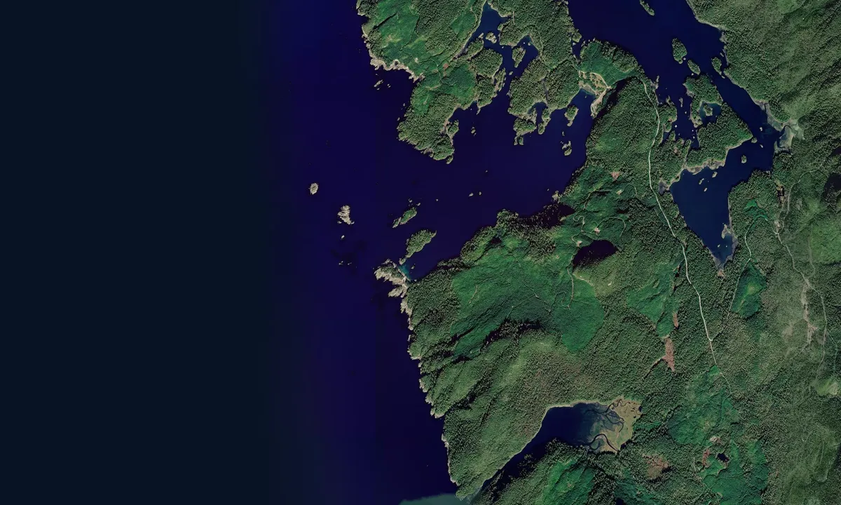Flyfoto av Labouchere Bay