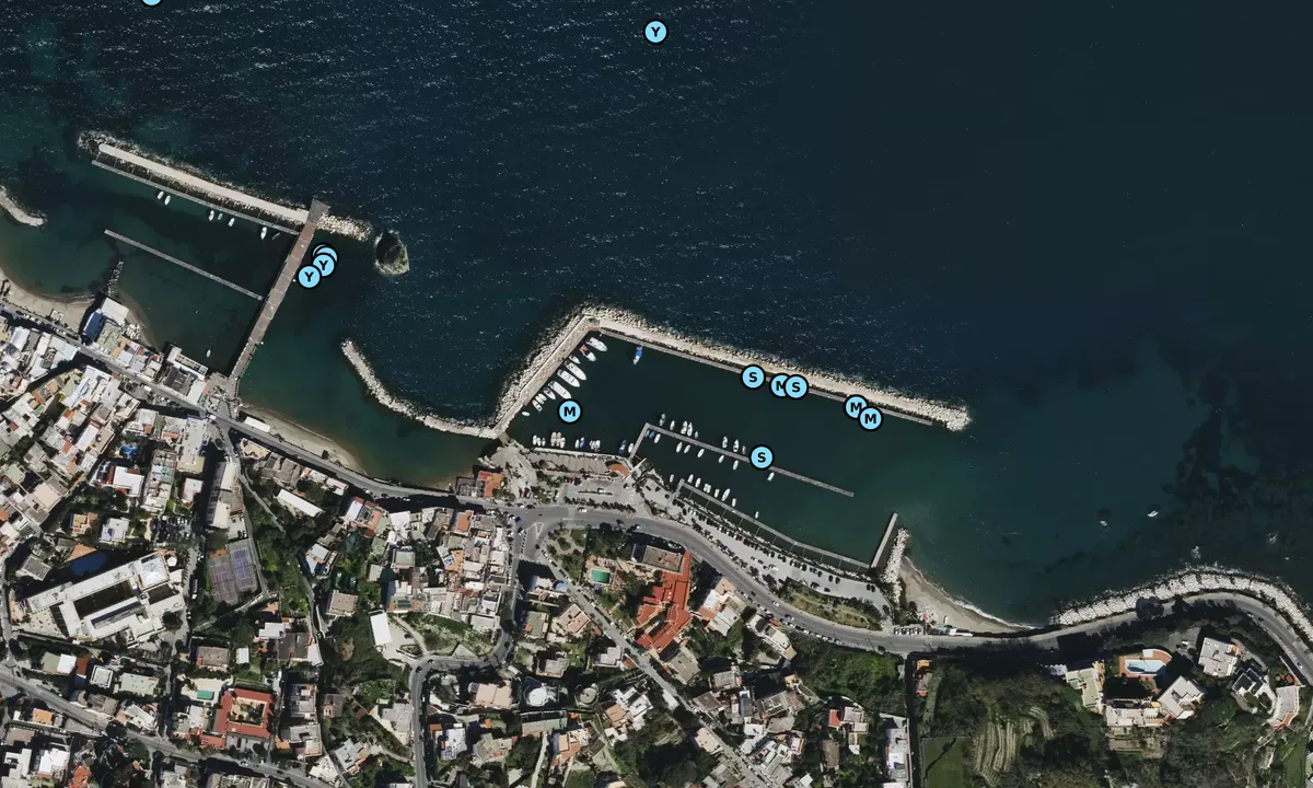 Satelite image of Lacco Ameno Marina