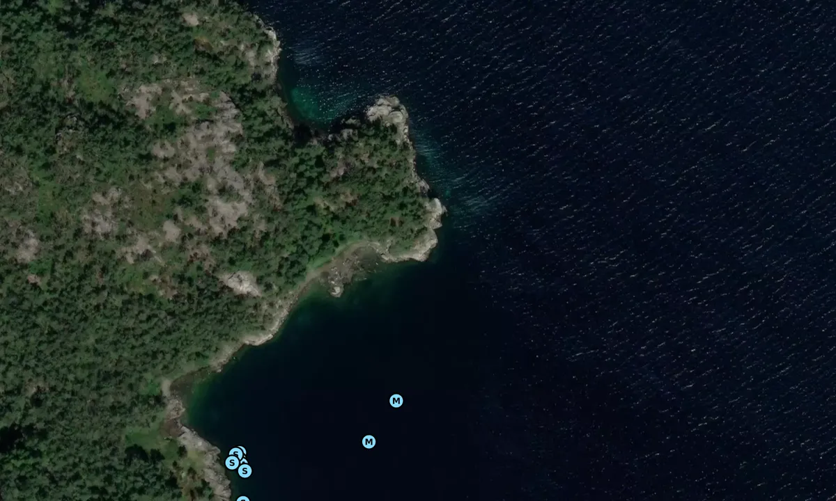 Satelite image of Lådervika