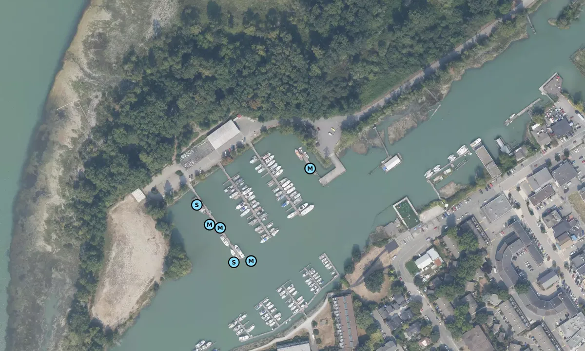 Satelite image of Ladner Harbour Authority
