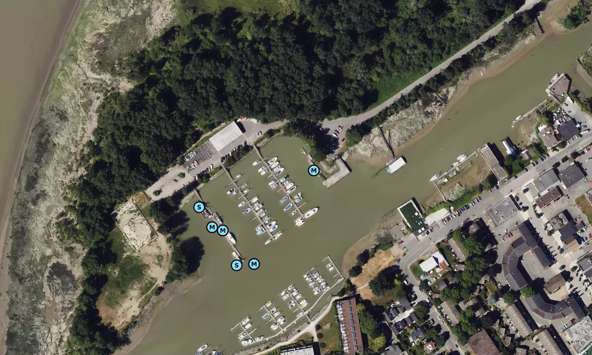 Satelite image of Ladner Harbour Authority