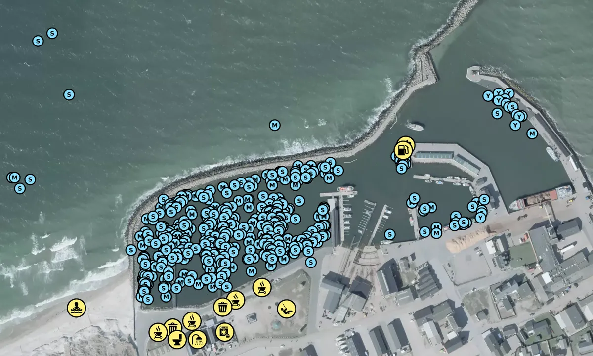 Satelite image of Læsø Østerby Havn