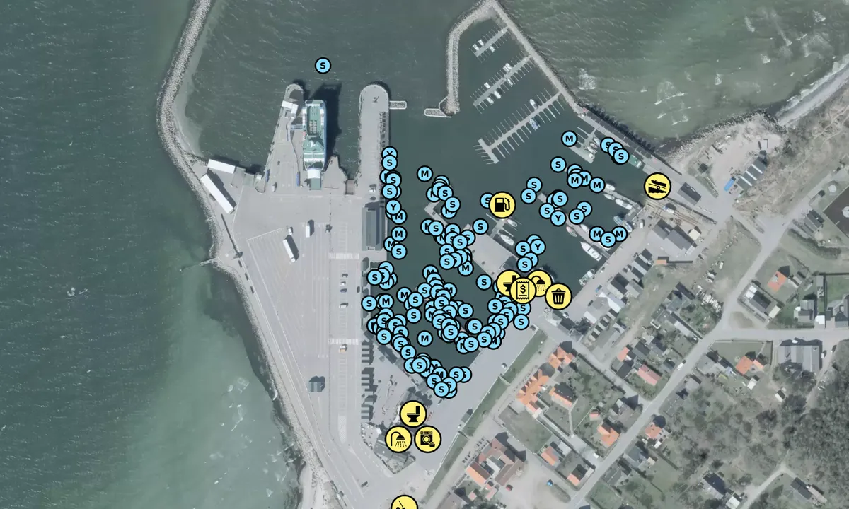 Satelite image of Læsø - Vesterø Havn