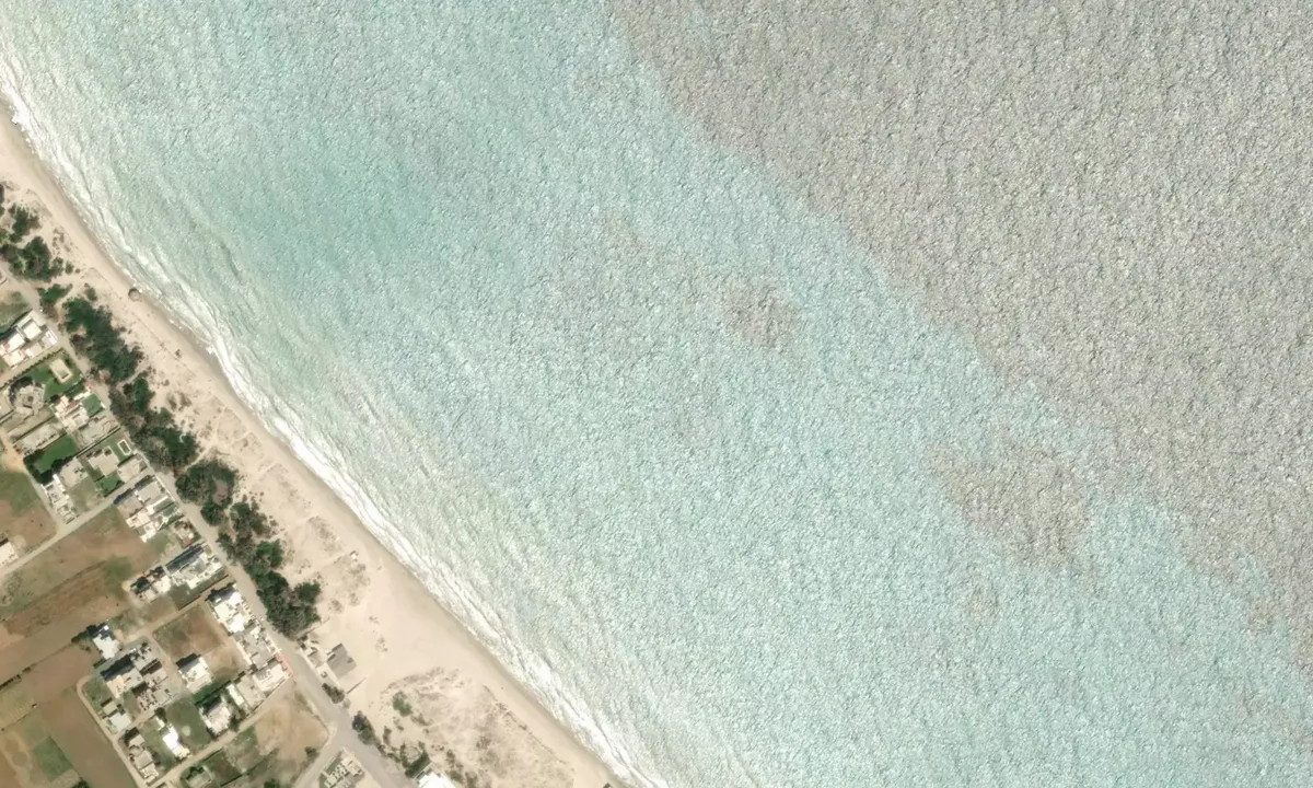 Flyfoto av Laghzez Beach